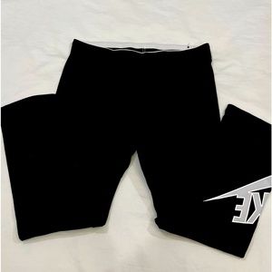 Nike Black Leggings with Nike Lettering Size M